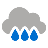 Heavy rain